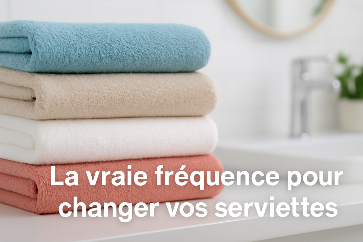 a quelle fréquence changer ses serviettes de bain